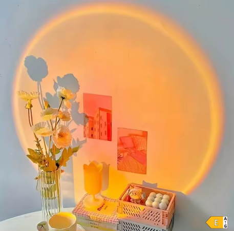 Lampe de projection de coucher de soleil