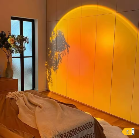 Lampe de projection de coucher de soleil