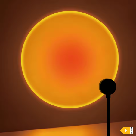 Lampe de projection de coucher de soleil
